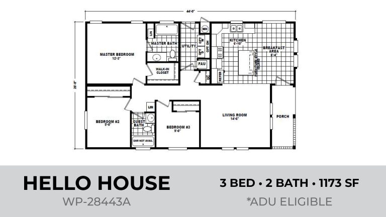 HELLO HOUSE MANUFACTURED HOME WP-28443A